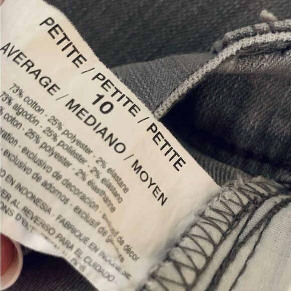 Gloria Vanderbilt Amanda Gray Bootcut Jeans Size 10P - Picture 10 of 10